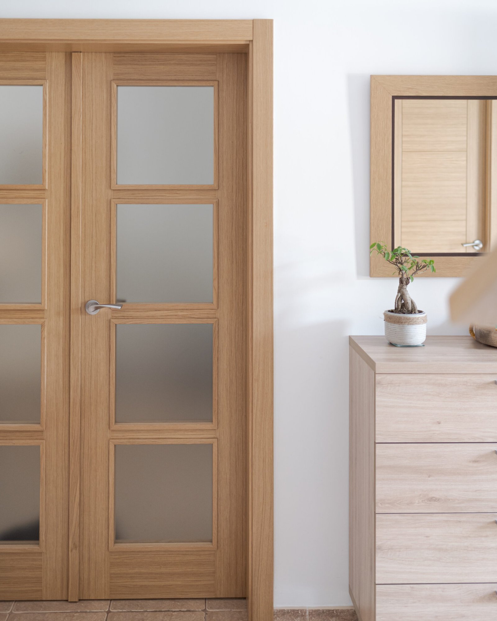Puerta interior de madera